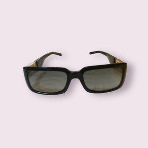 Versace‎ Mod. 740 Col. 852 Black Gold Frame Grey Gradient Lens Sunglasses